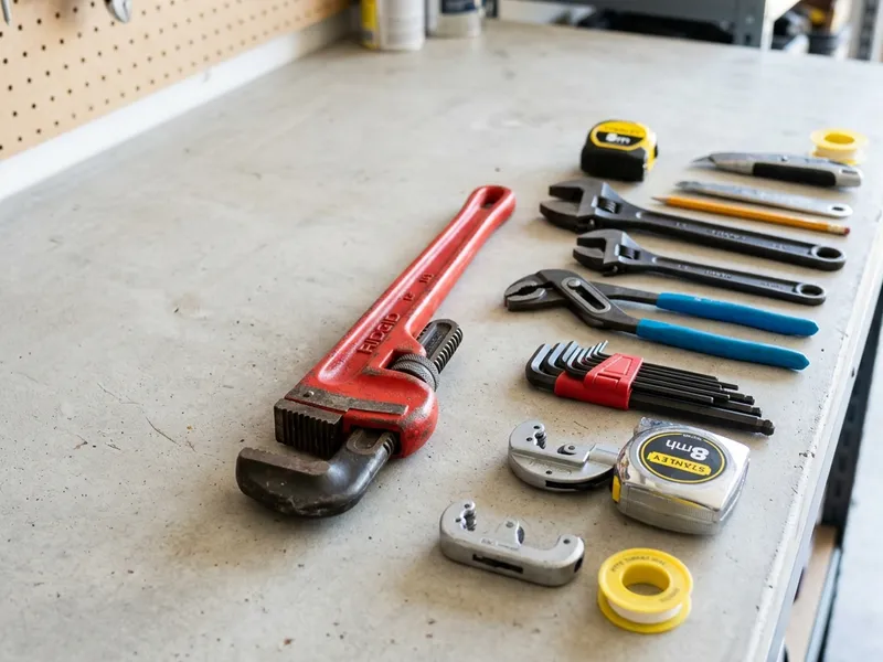 Professional plumbers in Summerfield, OH equipped with top-tier tools for residential and commercial plumbing services.